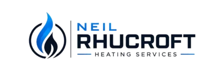 neil rhucroft heating services logo transparent
