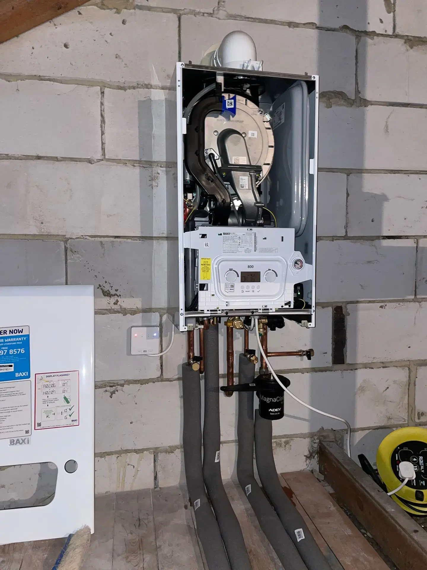 Boiler repair work by NR Heating Services